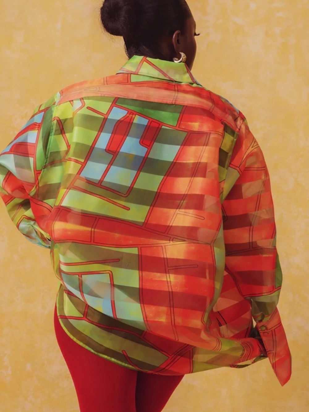 Kai Collective Muwa Organza Shirt - Picture 3 of 4